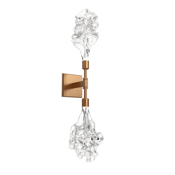 Sconces Double Glass by Hammerton Studio ( 404 | IDB0059-02-NB-BC-L1 Blossom ) 