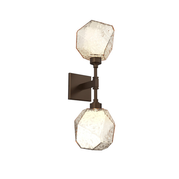 Sconces Double Glass by Hammerton Studio ( 404 | IDB0039-02-FB-A-L1 Gem ) 