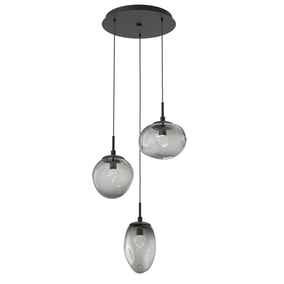 Mini Pendants 3 Light Cluster by Hammerton Studio ( 404 | CHB0069-03-MB-FS-C01-L3 Cosmos ) 