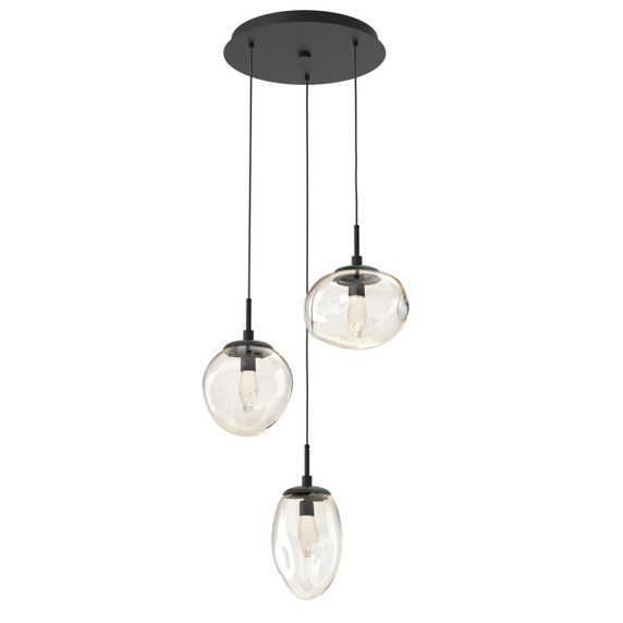 Mini Pendants 3 Light Cluster by Hammerton Studio ( 404 | CHB0069-03-MB-GA-C01-L1 Cosmos ) 