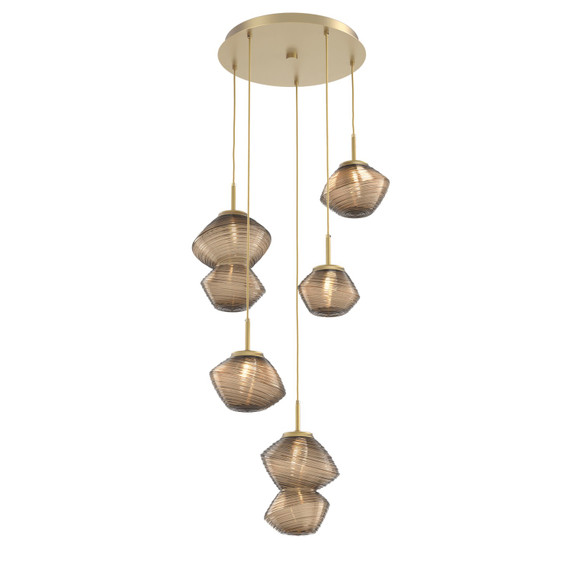 Pendants Multi-port/Cascade by Hammerton Studio ( 404 | CHB0089-05-GB-B-C01-L3 Mesa ) 