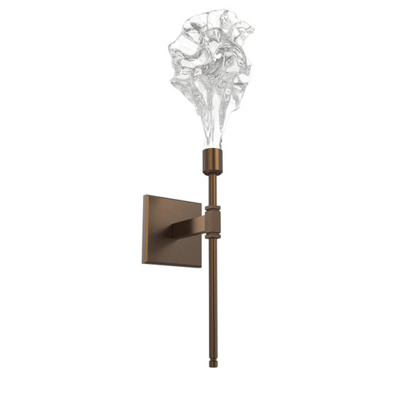 Sconces Single Glass by Hammerton Studio ( 404 | IDB0059-21-FB-BC-L3 Blossom ) 