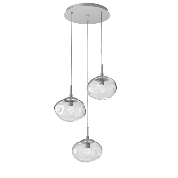 Mini Pendants 3 Light Cluster by Hammerton Studio ( 404 | CHB0068-03-CS-FC-C01-L1 Nebula ) 