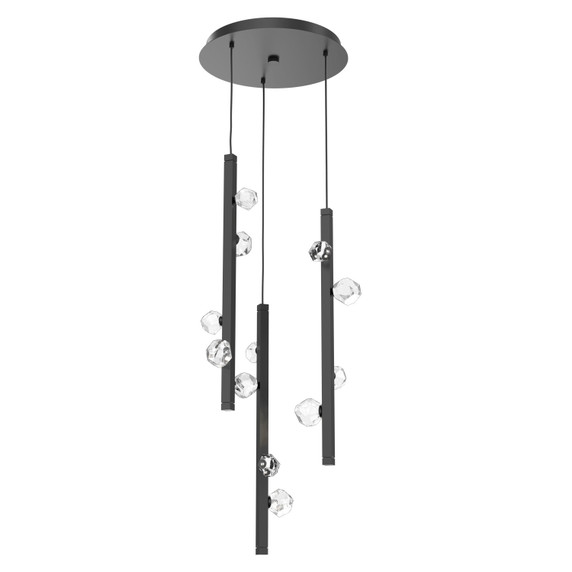 Mini Pendants 3 Light Cluster by Hammerton Studio ( 404 | CHB0070-03-MB-CZ-CA1-L3 Stella ) 