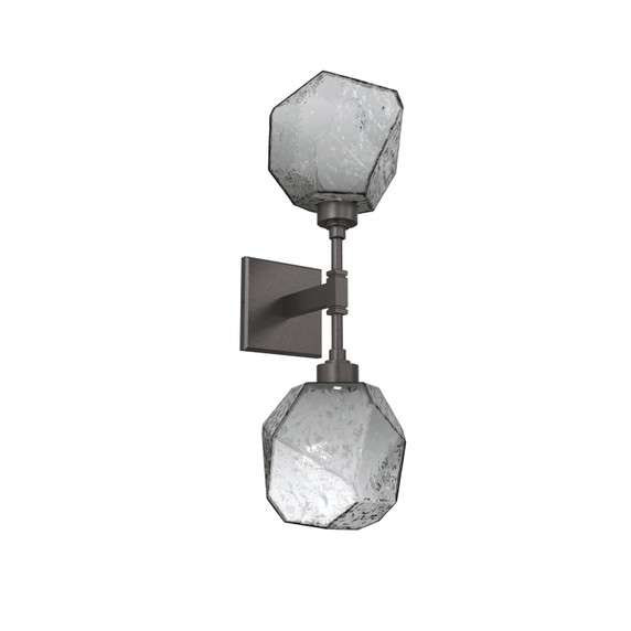 Sconces Double Glass by Hammerton Studio ( 404 | IDB0039-02-GP-S-L3 Gem ) 