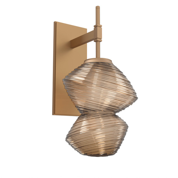 Sconces Single Glass by Hammerton Studio ( 404 | IDB0089-01-NB-B-L1 Mesa ) 