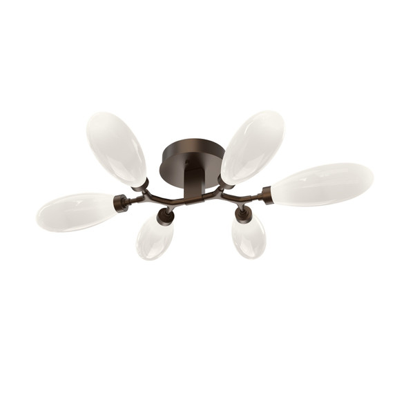 Semi-Flush Mts. Glass Down by Hammerton Studio ( 404 | CLB0071-01-FB-WL-L3 Fiori ) 