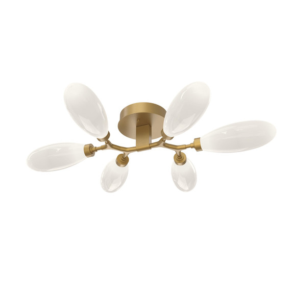 Semi-Flush Mts. Glass Down by Hammerton Studio ( 404 | CLB0071-01-GB-WL-L3 Fiori ) 