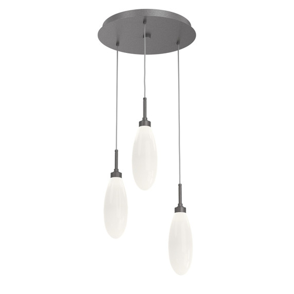 Mini Pendants 3 Light Cluster by Hammerton Studio ( 404 | CHB0071-03-GP-WL-C01-L3 Fiori ) 