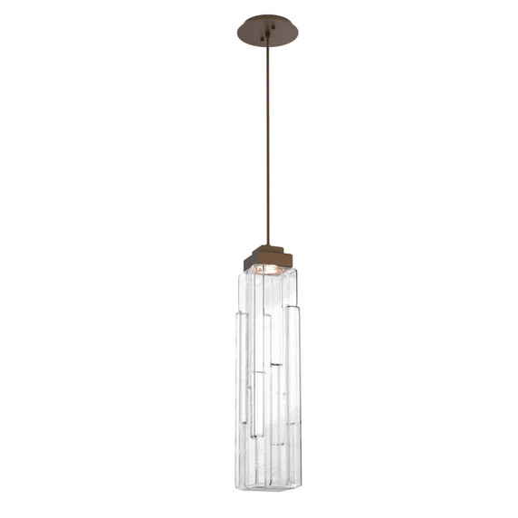 Mini Pendants Glass Down by Hammerton Studio ( 404 | LAB0056-01-FB-LC-C01-L1 Ledgestone ) 