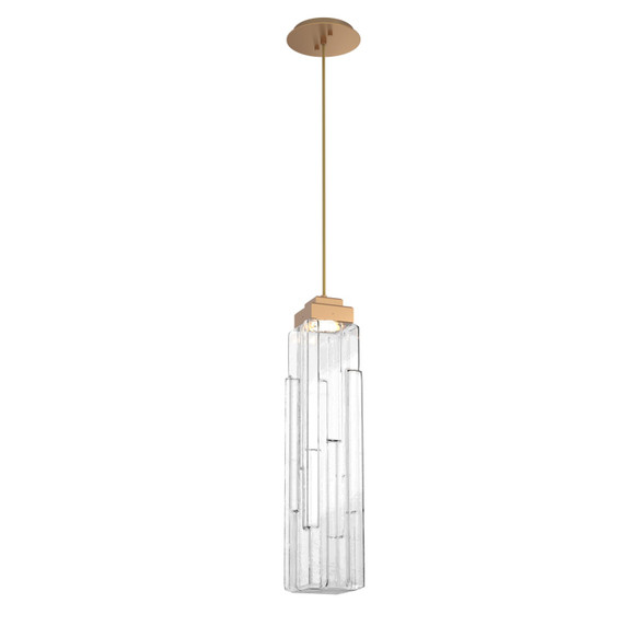 Mini Pendants Glass Down by Hammerton Studio ( 404 | LAB0056-01-NB-LC-C01-L3 Ledgestone ) 