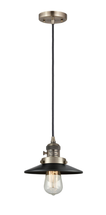 Mini Pendants Exposed Lamps by Innovations ( 405 | 201CSW-AB-M6 Franklin Restoration ) 