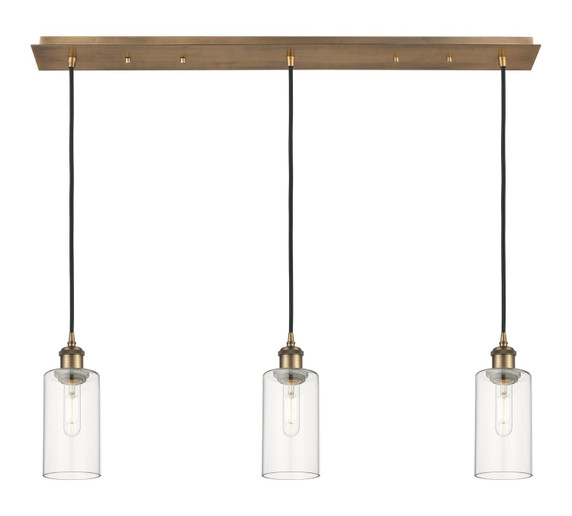 Linear/Island 3 Light Bar by Innovations ( 405 | 123B-3P-BB-G434-7CL Downtown Urban ) 