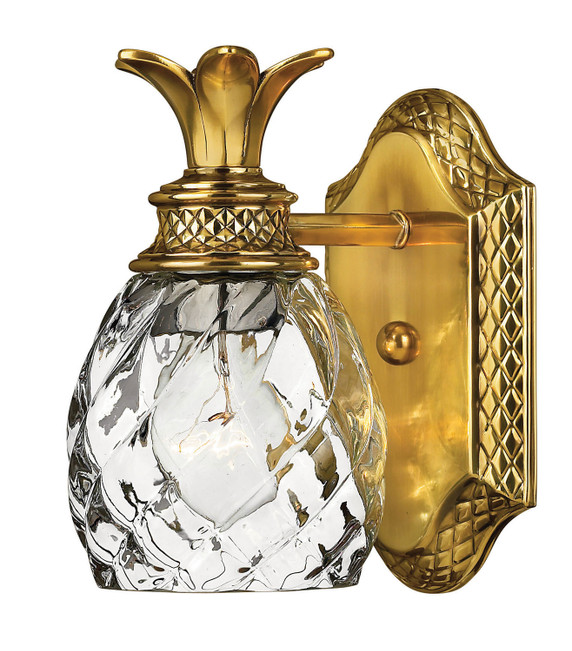 Sconces Single Glass by Hinkley ( 13 | 5310BB Plantation ) 