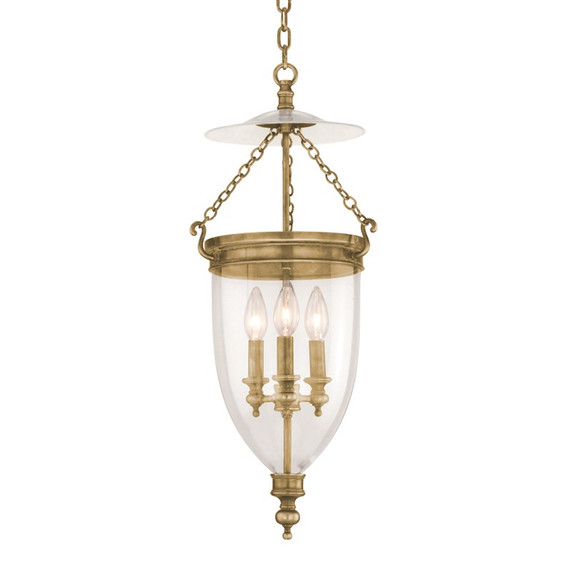 Foyer/Hall Lanterns Glass w/Frame by Hudson Valley ( 70 | 142-AGB Hanover ) 