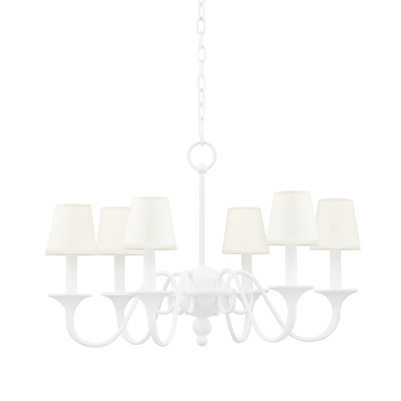 Mid. Chandeliers Candle by Hudson Valley ( 70 | MDS432-WP Windsor ) 