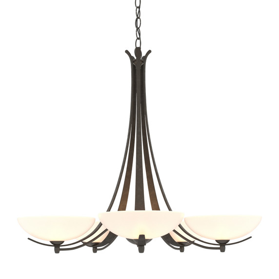 Mid. Chandeliers Glass Up by Hubbardton Forge ( 39 | 101261-SKT-07-GG0123 Aegis ) 