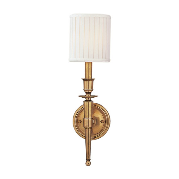 Sconces Single Glass by Hudson Valley ( 70 | 4901-AGB Abington ) 