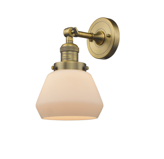 Sconces Single Glass by Innovations ( 405 | 203-BB-G171-LED Franklin Restoration ) 