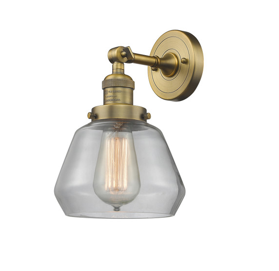 Sconces Single Glass by Innovations ( 405 | 203-BB-G172-LED Franklin Restoration ) 