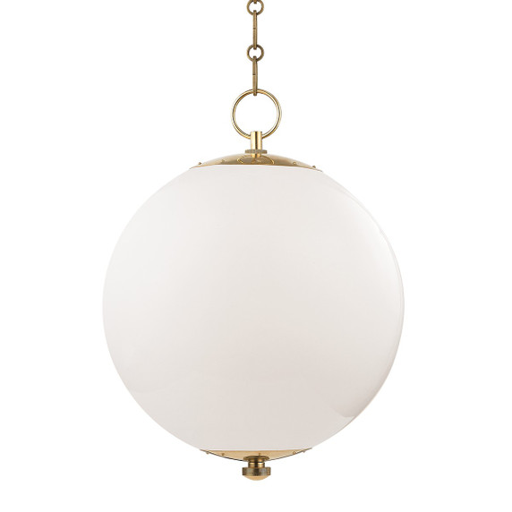 Pendants Glass Down by Hudson Valley ( 70 | MDS701-AGB Sphere No.1 ) 