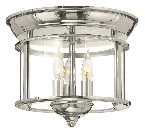 Flush Mounts Cage Style by Hinkley ( 13 | 3473PN Gentry ) 