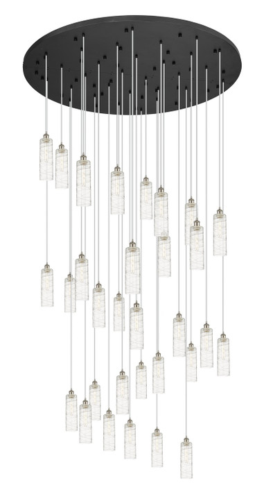 Pendants Multi-port/Cascade by Innovations ( 405 | 160BK-B-31P-SN-G434-12DE Downtown Urban ) 