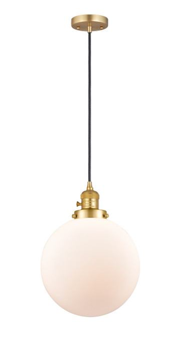 Mini Pendants Glass Down by Innovations ( 405 | 201CSW-SG-G201-10-LED Franklin Restoration ) 
