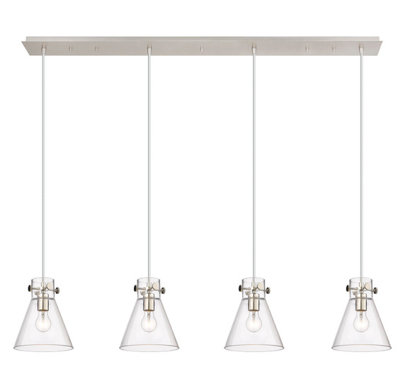 Linear/Island 4 Light + by Innovations ( 405 | 124-410-1PS-PN-G411-8CL Downtown Urban ) 