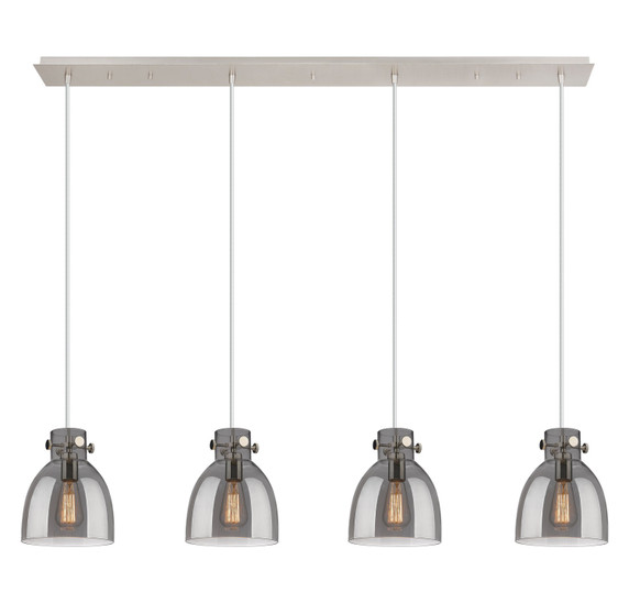 Linear/Island 4 Light + by Innovations ( 405 | 124-410-1PS-PN-G412-8SM Downtown Urban ) 