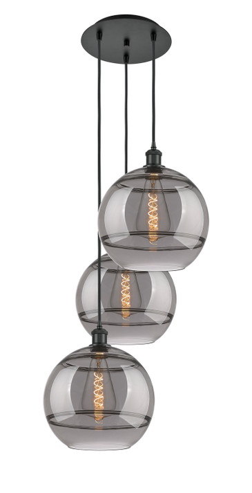 Pendants Multi-port/Cascade by Innovations ( 405 | 113B-3P-BK-G556-12SM Ballston ) 