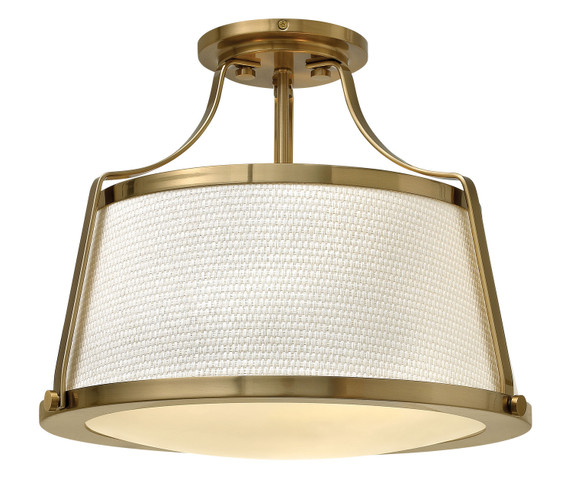 Semi-Flush Mts. Bowl Style by Hinkley ( 13 | 3521BC Charlotte ) 