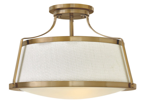 Semi-Flush Mts. Bowl Style by Hinkley ( 13 | 3522BC Charlotte ) 