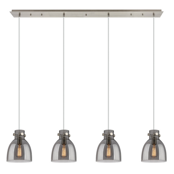 Linear/Island 4 Light + by Innovations ( 405 | 124-410-1PS-SN-G412-8SM Downtown Urban ) 
