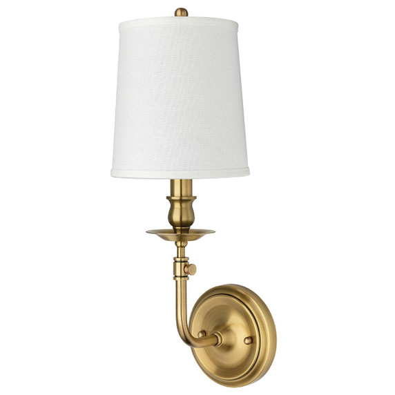 Sconces Single Candle by Hudson Valley ( 70 | 171-AGB Logan ) 