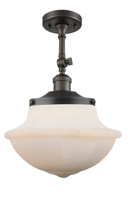 Semi-Flush Mts. Glass Down by Innovations ( 405 | 201F-OB-G541 Franklin Restoration ) 