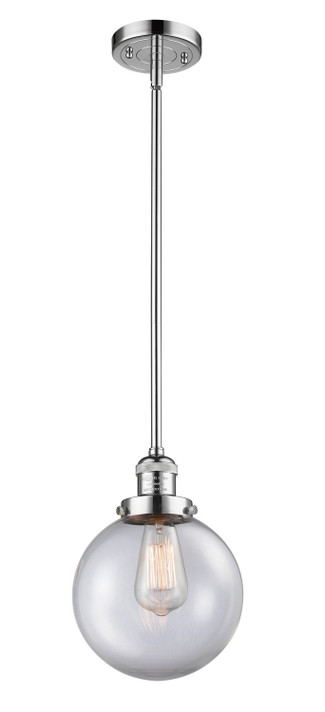 Mini Pendants Glass Down by Innovations ( 405 | 201S-PC-G202-8-LED Franklin Restoration ) 