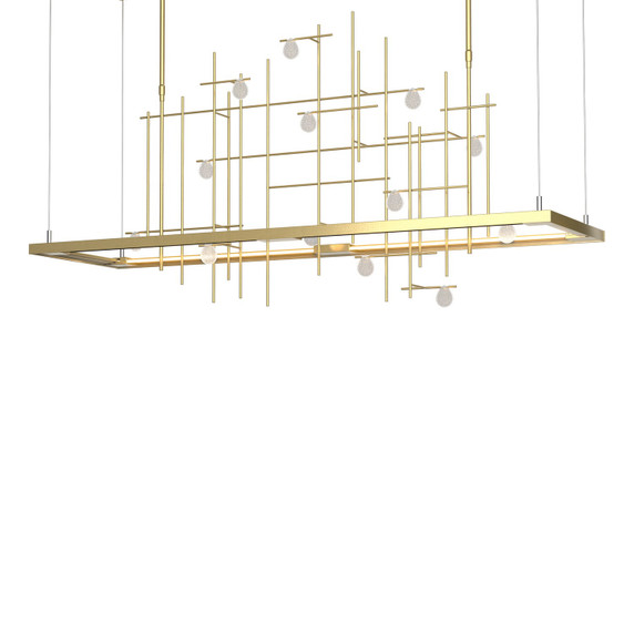 Linear/Island Ring/Halo by Hubbardton Forge ( 39 | 139752-LED-LONG-86-YG0500 Four Seasons ) 