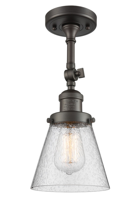 Semi-Flush Mts. Glass Down by Innovations ( 405 | 201F-OB-G64 Franklin Restoration ) 