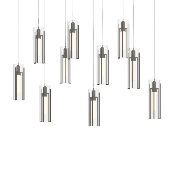 Linear/Island Multi-port/Cascade by Hubbardton Forge ( 39 | 131204-SKT-LONG-07-ZM0065 Exos Glass ) 