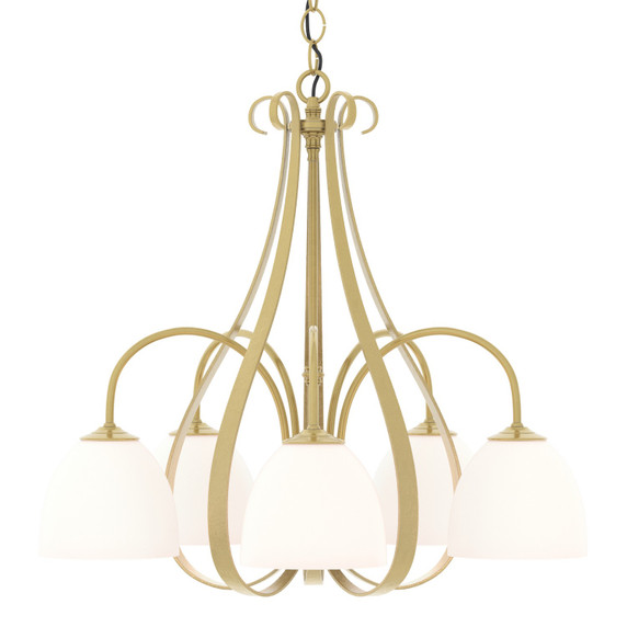 Mid. Chandeliers Glass Down by Hubbardton Forge ( 39 | 101445-SKT-86-GG0001 Sweeping Taper ) 
