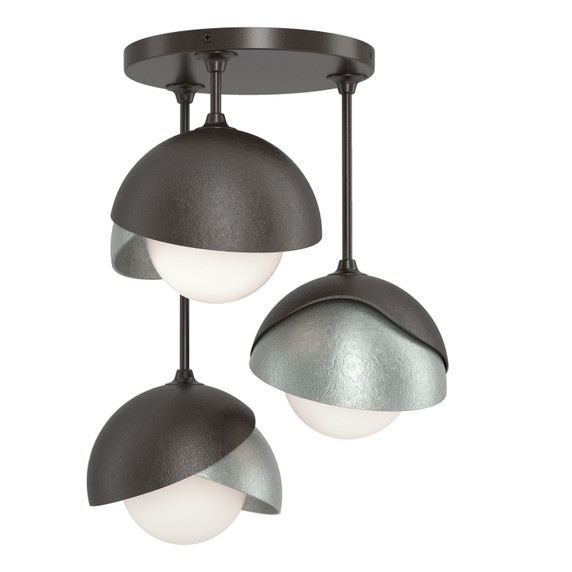 Semi-Flush Mts. Multi-port/Cluster by Hubbardton Forge ( 39 | 121374-SKT-14-82-GG0711 Brooklyn ) 