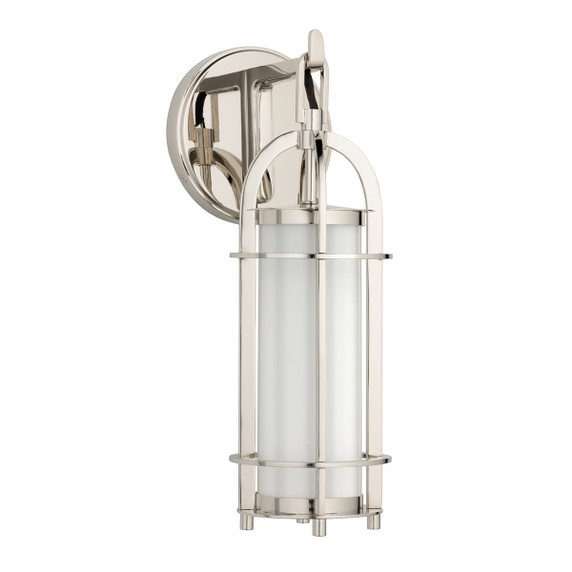 Sconces Single Glass by Hudson Valley ( 70 | 8501-PN Portland ) 