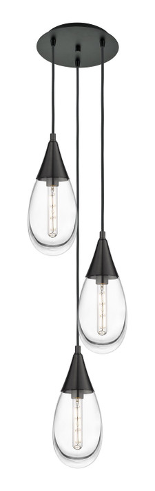 Pendants Multi-port/Cascade by Innovations ( 405 | 113-450-1P-BK-G450-6CL Downtown Urban ) 