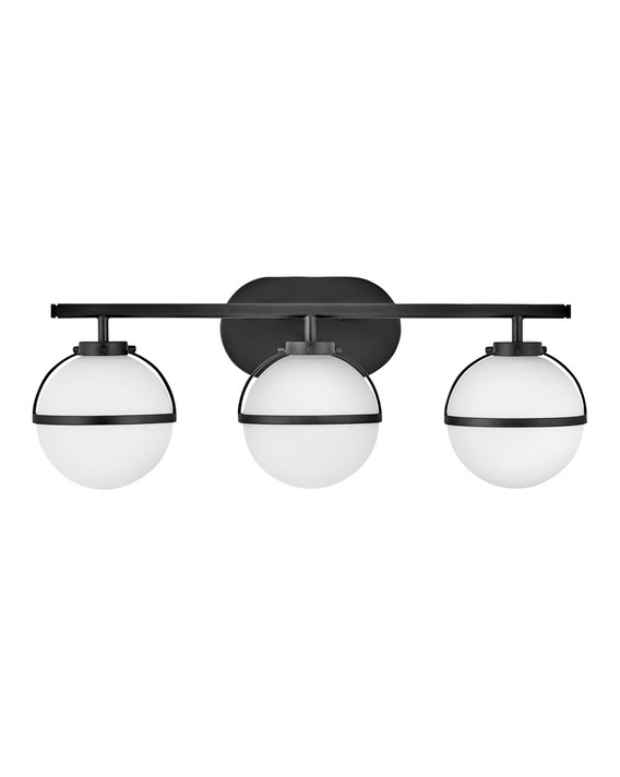 Bathroom Fixtures Three Lights by Hinkley ( 13 | 5663BK-LL Hollis ) 