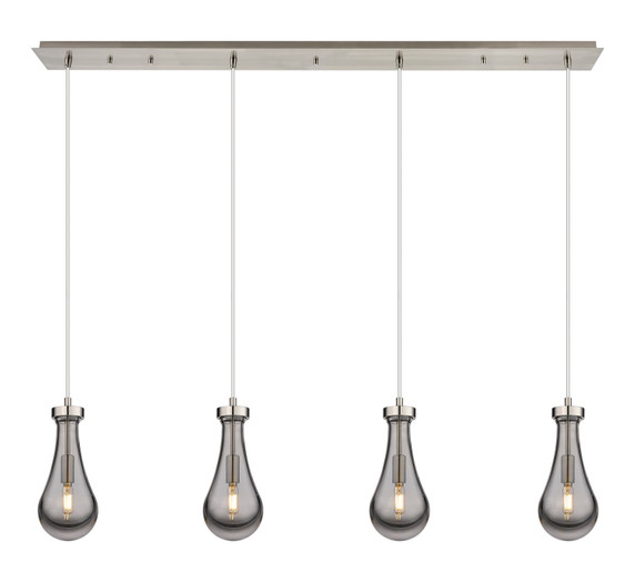 Linear/Island 4 Light + by Innovations ( 405 | 124-451-1P-SN-G451-5SM Downtown Urban ) 