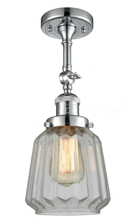Semi-Flush Mts. Glass Down by Innovations ( 405 | 201F-PC-G142 Franklin Restoration ) 