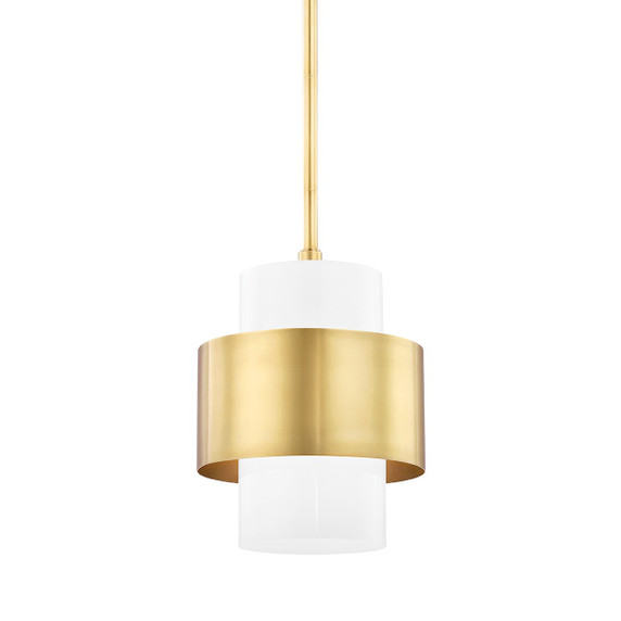 Pendants Drum Shade by Hudson Valley ( 70 | 8611-AGB Corinth ) 