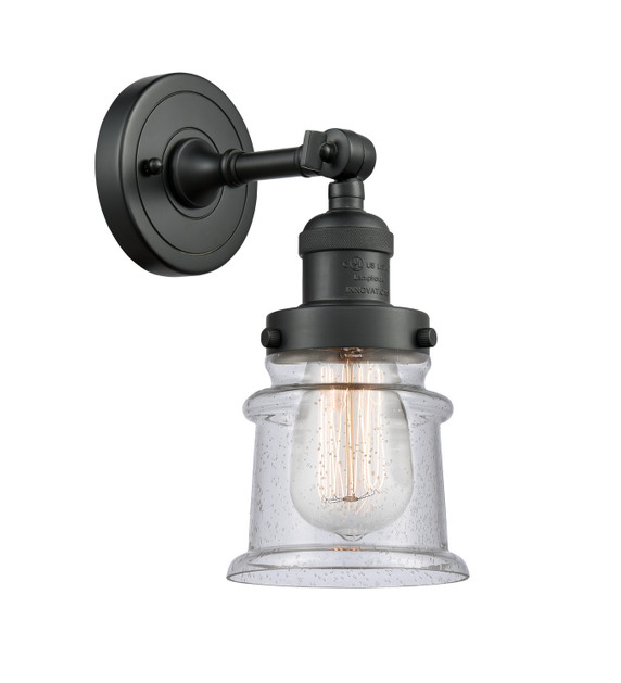 Sconces Single Glass by Innovations ( 405 | 203-BK-G184S Franklin Restoration ) 