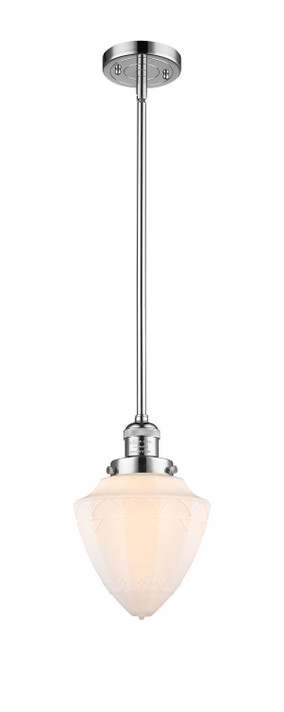 Mini Pendants Glass Down by Innovations ( 405 | 201S-PC-G661-7-LED Franklin Restoration ) 